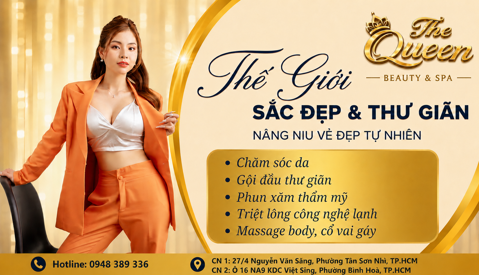 Không gian The Queen Spa Tân Phú - 27/4A Nguyễn Văn Sáng, Tân Sơn Nhì