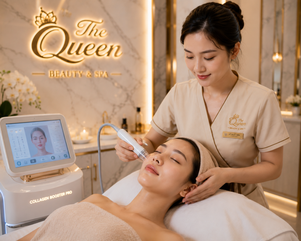 Điều trị mụn tại The Queen Spa